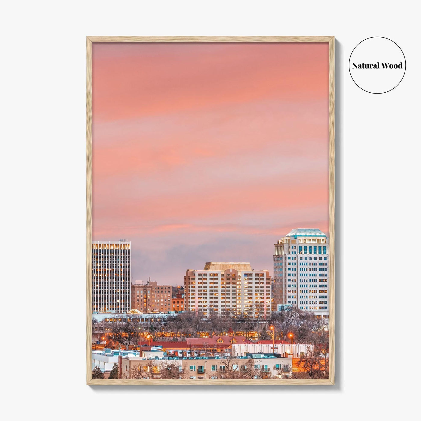 Colorado Springs Skyline Fine Art Photo Print, CO, USA, Wall Decor Poster