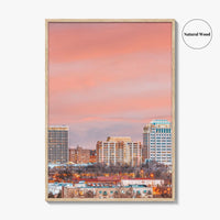 Colorado Springs Skyline Fine Art Photo Print, CO, USA, Wall Decor Poster