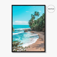 Manzanillo Puerto Viejo Fine Art Photo Print, Costa Rica Caribbean Beach Wall Decor Poster