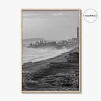 Carlsbad Black and White Fine Art Photo Print, San Diego Power Plant California Poster
