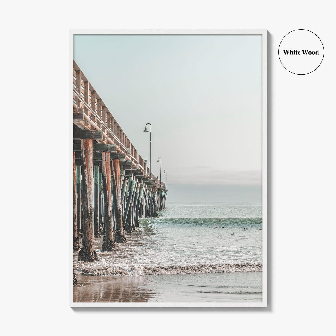 Cayucos Fine Art Photo Print, Pier, California, Pacific Ocean, Photo Poster, USA