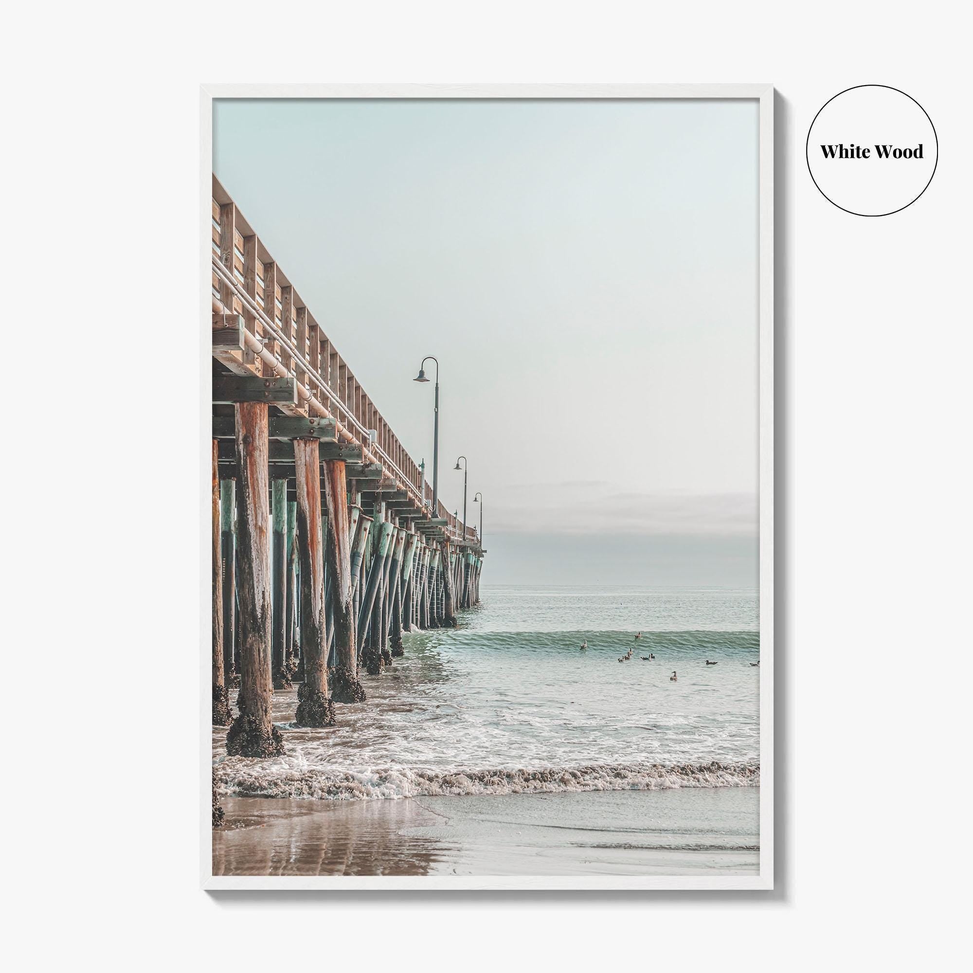 Cayucos Fine Art Photo Print, Pier, California, Pacific Ocean, Photo Poster, USA
