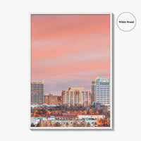 Colorado Springs Skyline Fine Art Photo Print, CO, USA, Wall Decor Poster
