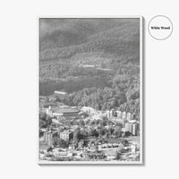 Boone Black and White Fine Art Photo Print, Howards Knob North Carolina Poster