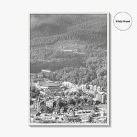 Boone Black and White Fine Art Photo Print, Howards Knob North Carolina Poster
