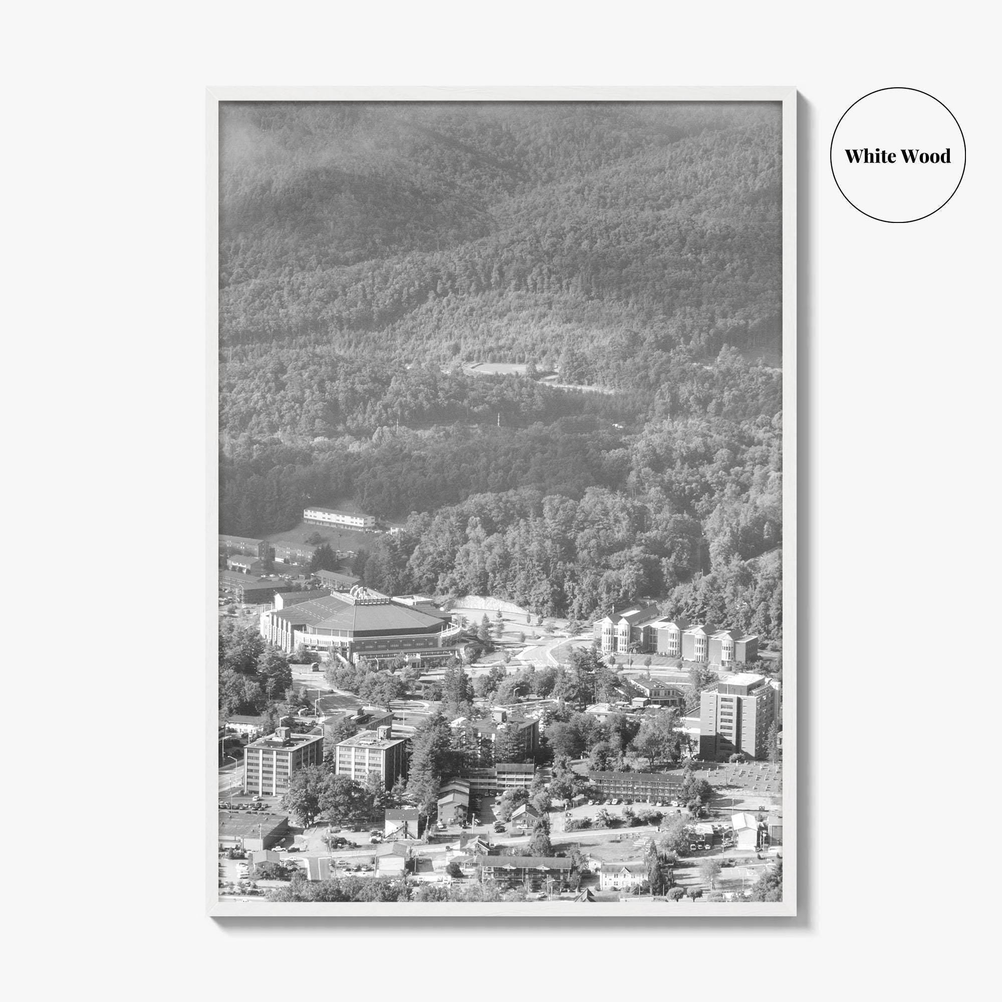 Boone Black and White Fine Art Photo Print, Howards Knob North Carolina Poster