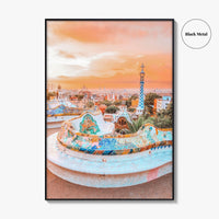 Barcelona Fine Art Photo Print, Park Güell, Gaudí, Catalonia Spain Poster