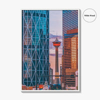 Calgary Skyline Fine Art Photo Print, Alberta, Canada, Wall Decor, Poster, Downtown, YYC