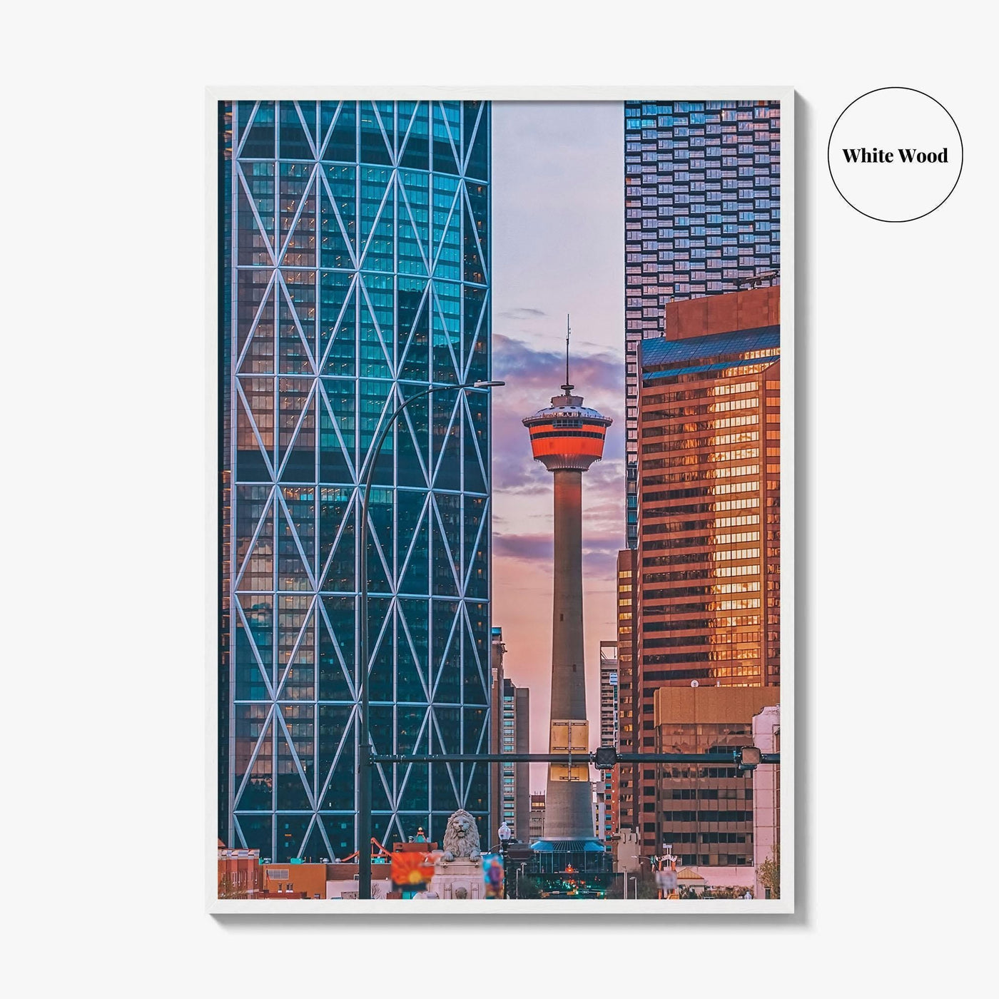 Calgary Skyline Fine Art Photo Print, Alberta, Canada, Wall Decor, Poster, Downtown, YYC
