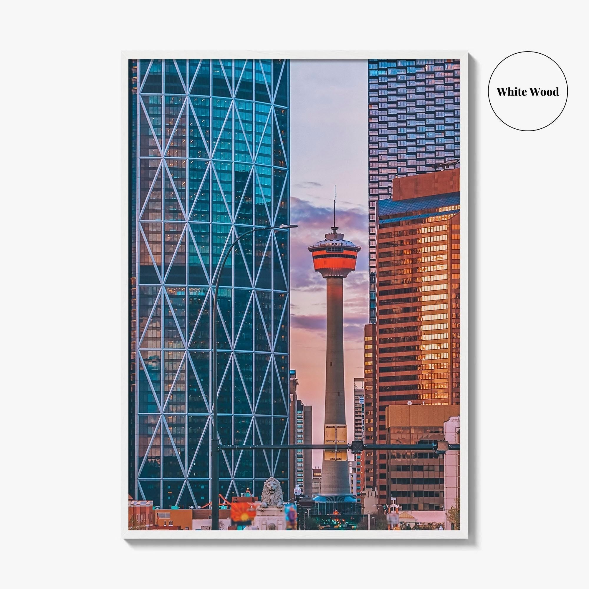 Calgary Skyline Fine Art Photo Print, Alberta, Canada, Wall Decor, Poster, Downtown, YYC
