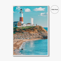 East Hampton Fine Art Photo Print, Montauk Lighthouse, Long Island New York Poster
