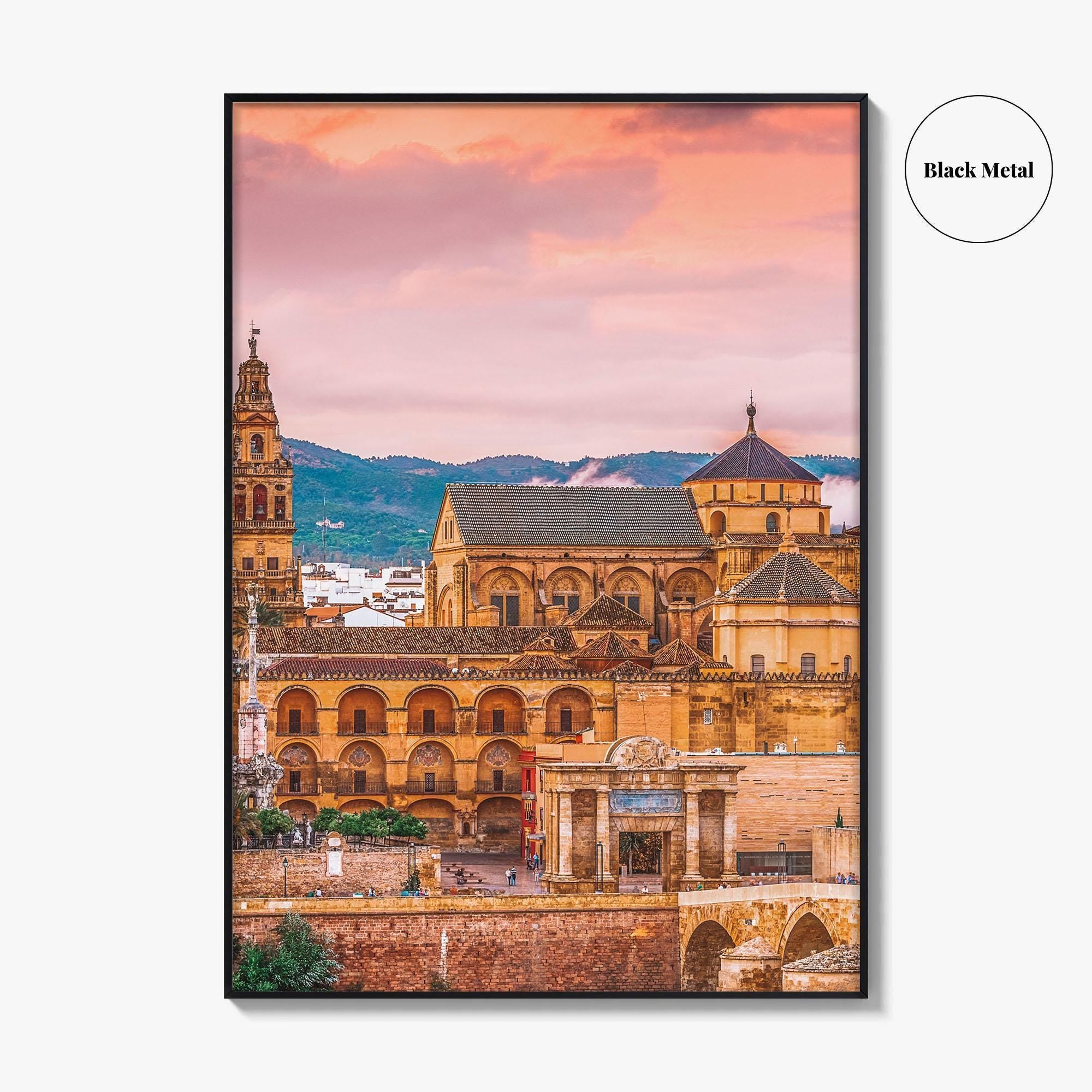 Cordoba Spain Fine Art Photo Print, Mezquita Cathedral, Roman Bridge, Andalusia Wall Decor, Poster