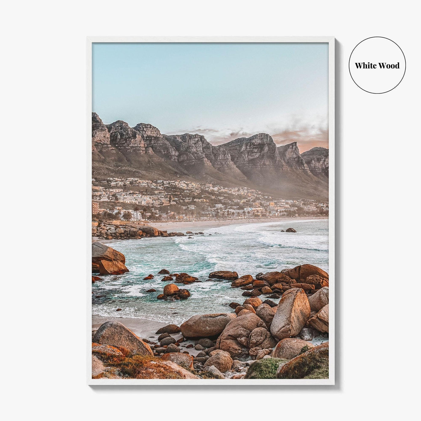 Camps Bay Fine Art Photo Print, Cape Town, South Africa Wall Decor Poster