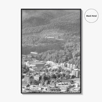 Boone Black and White Fine Art Photo Print, Howards Knob North Carolina Poster