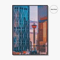 Calgary Skyline Fine Art Photo Print, Alberta, Canada, Wall Decor, Poster, Downtown, YYC