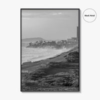 Carlsbad Black and White Fine Art Photo Print, San Diego Power Plant California Poster