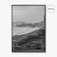 Carlsbad Black and White Fine Art Photo Print, San Diego Power Plant California Poster
