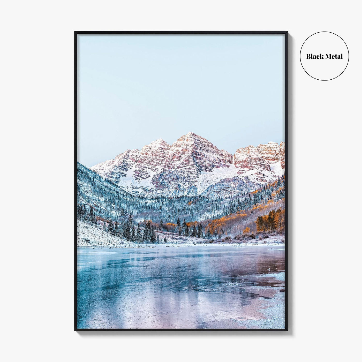 Aspen Fine Art Photo Print, Maroon Bells, Colorado Rocky Mountains, Photo Poster, USA