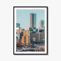 Edmonton Skyline Fine Art Photo Print, Alberta Canada Wall Poster