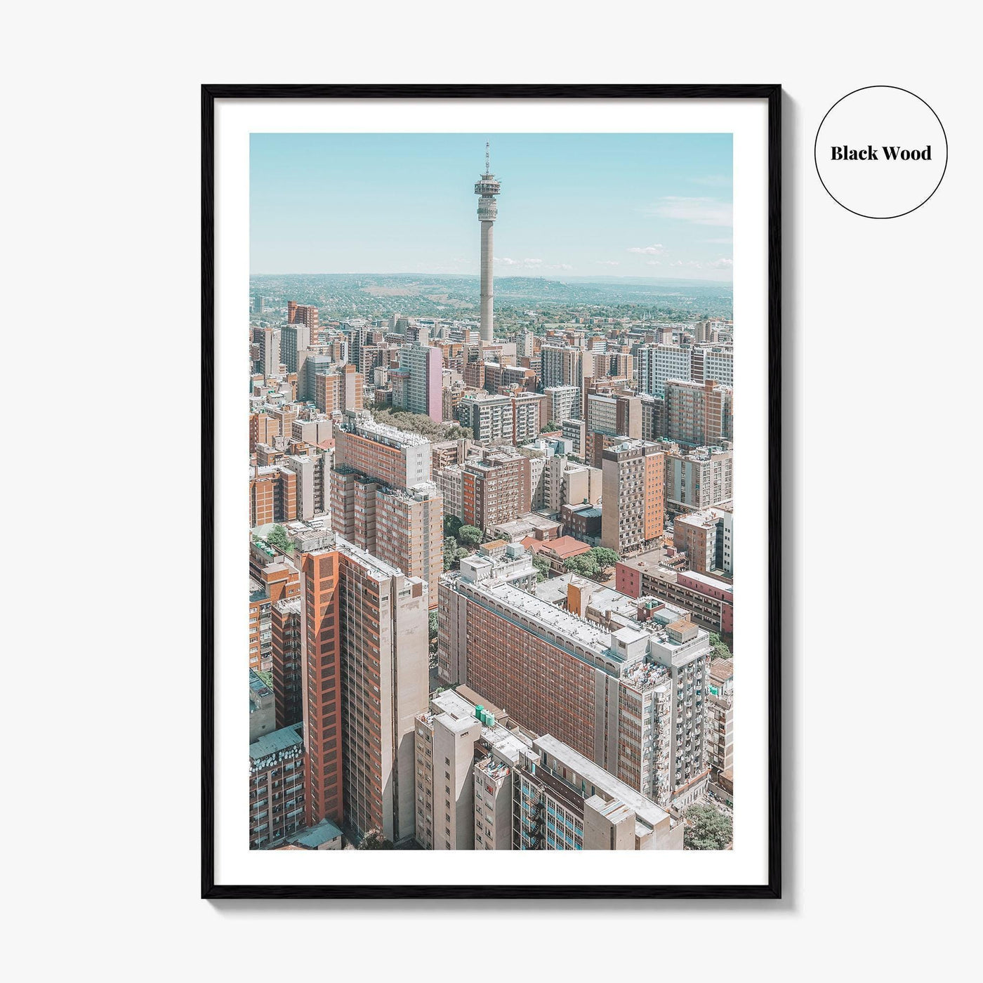 Johannesburg Skyline Fine Art Photo Print, South Africa, Joburg Poster, Gauteng City