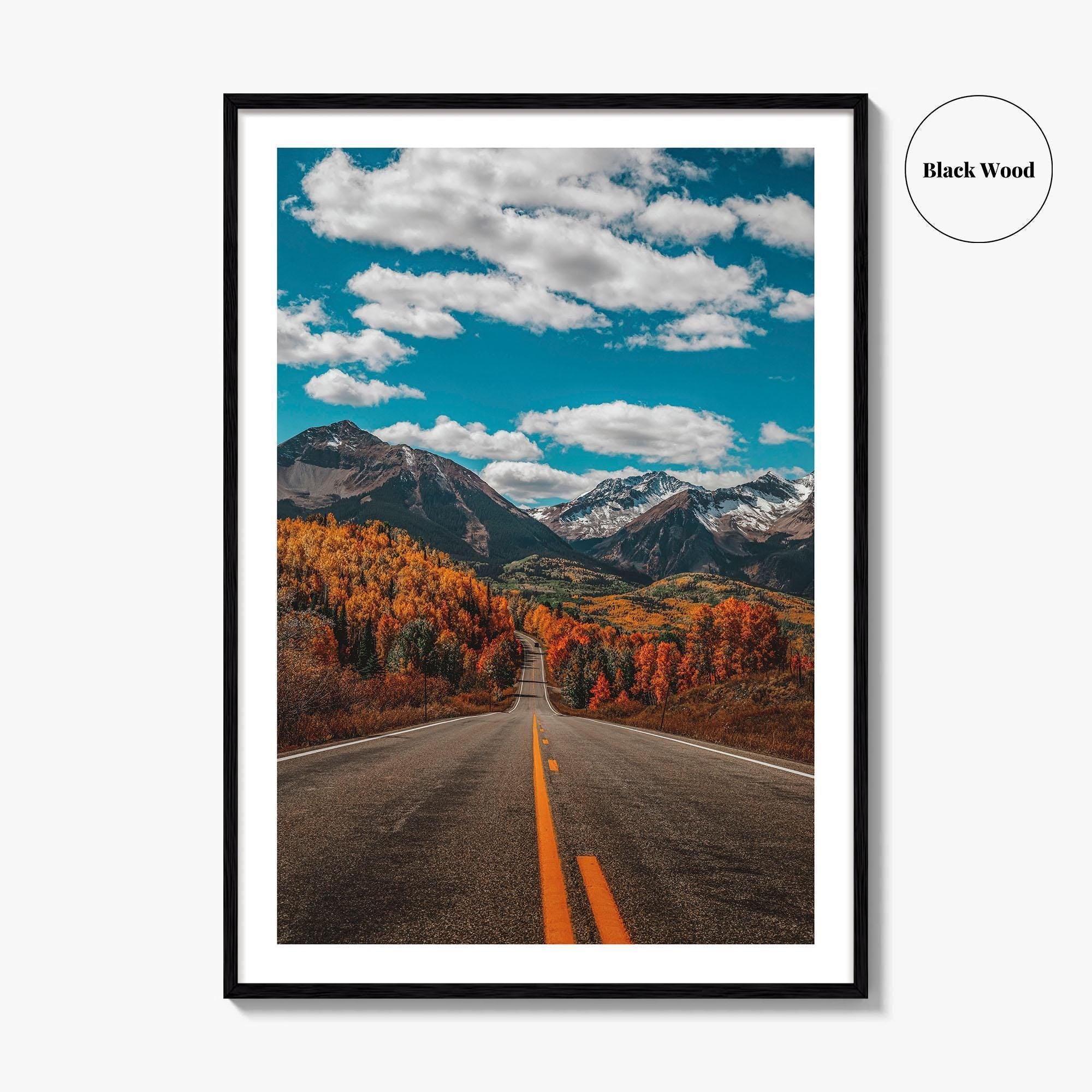 Telluride Colorado Fine Art Photo Print, San Juan Mountains, Scenic Byway Poster, Autumn