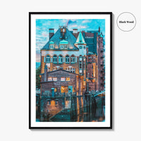 Hamburg Fine Art Photo Print, Germany Wall Poster, Deutschland Decor