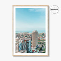 Lagos Island Nigeria Fine Art Photo Print, Aerial View, Wall Art Poster, Africa