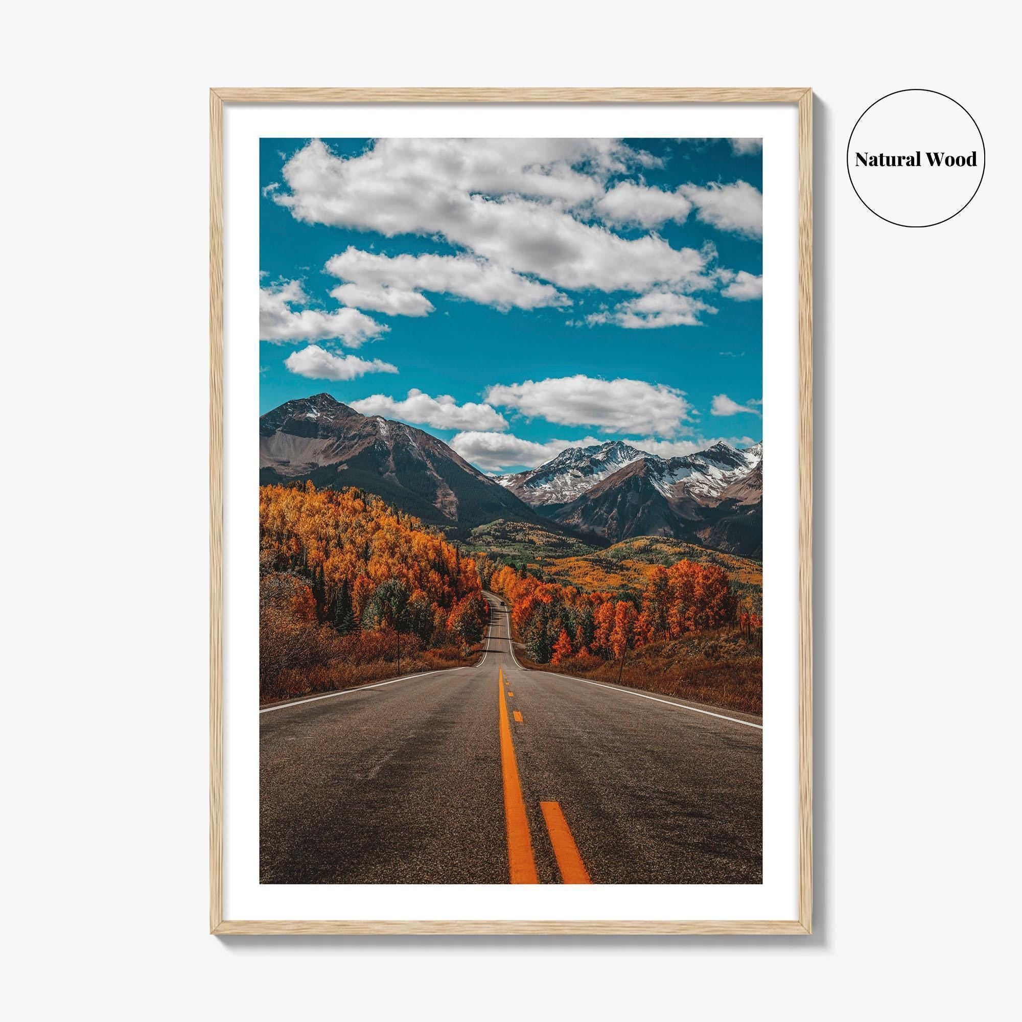Telluride Colorado Fine Art Photo Print, San Juan Mountains, Scenic Byway Poster, Autumn