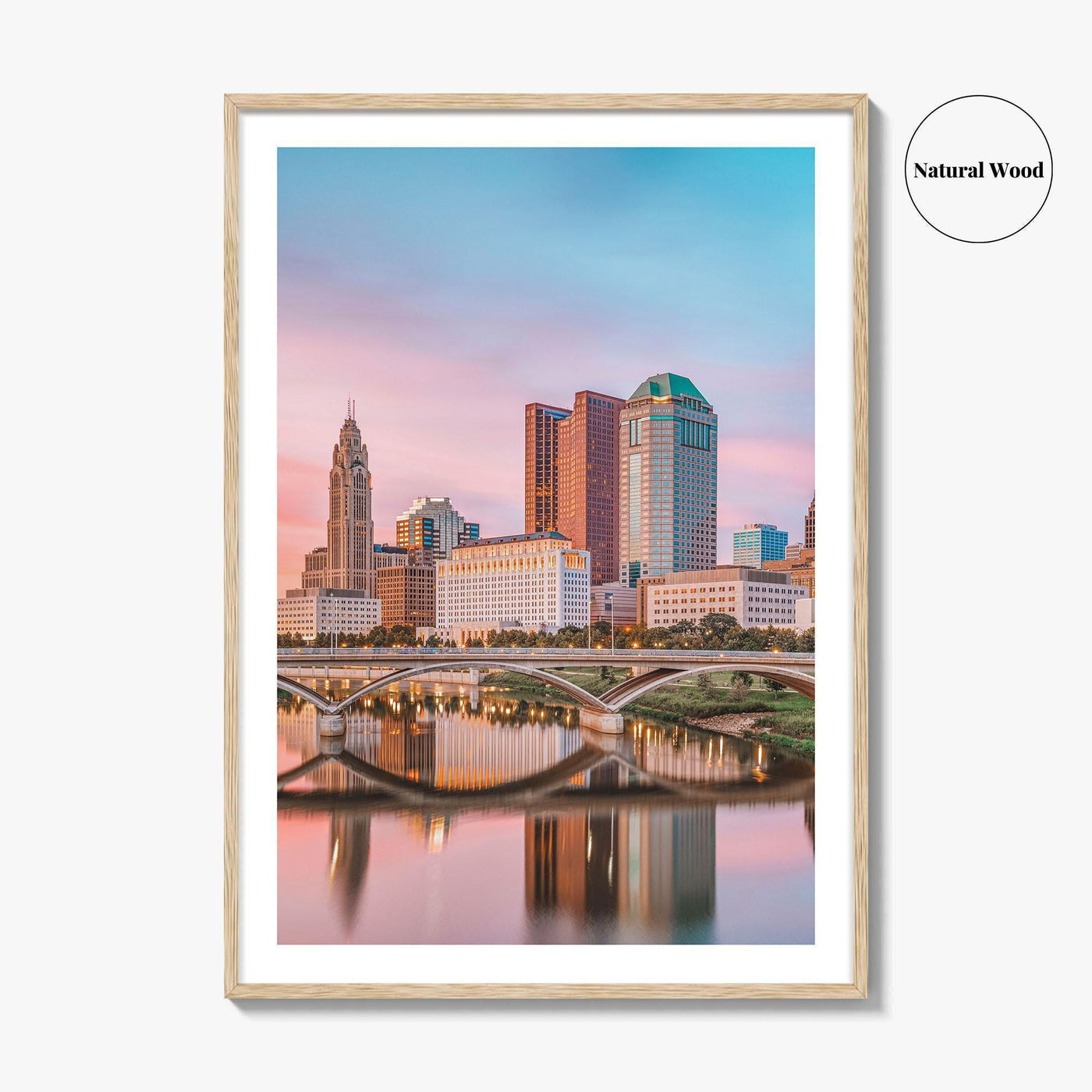 Columbus Ohio Skyline Fine Art Photo Print, Poster, USA Wall Decor