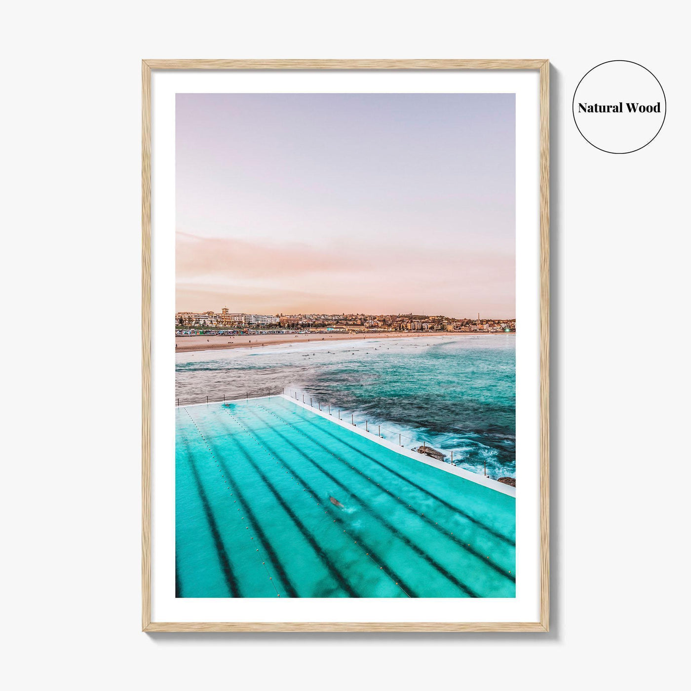 Bondi Beach Fine Art Photo Print, Sydney, Bondi Icebergs Pool, NSW Australia Poster