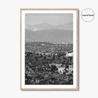 East Los Angeles Black and White Fine Art Photo Print, Northeast LA California Poster