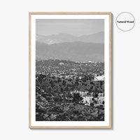 East Los Angeles Black and White Fine Art Photo Print, Northeast LA California Poster