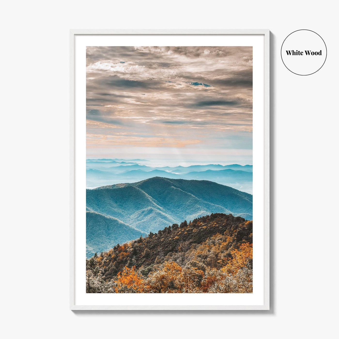 Blue Ridge Mountains Fine Art Photo Print, North Carolina Poster