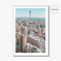 Johannesburg Skyline Fine Art Photo Print, South Africa, Joburg Poster, Gauteng City