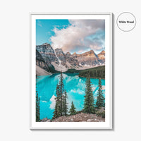 Moraine Lake Fine Art Photo Print, Banff, Banff National Park, Alberta Canada, Landscape Poster