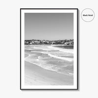 Bondi Beach Black and White Fine Art Photo Print, Sydney Australia Wall Decor Poster