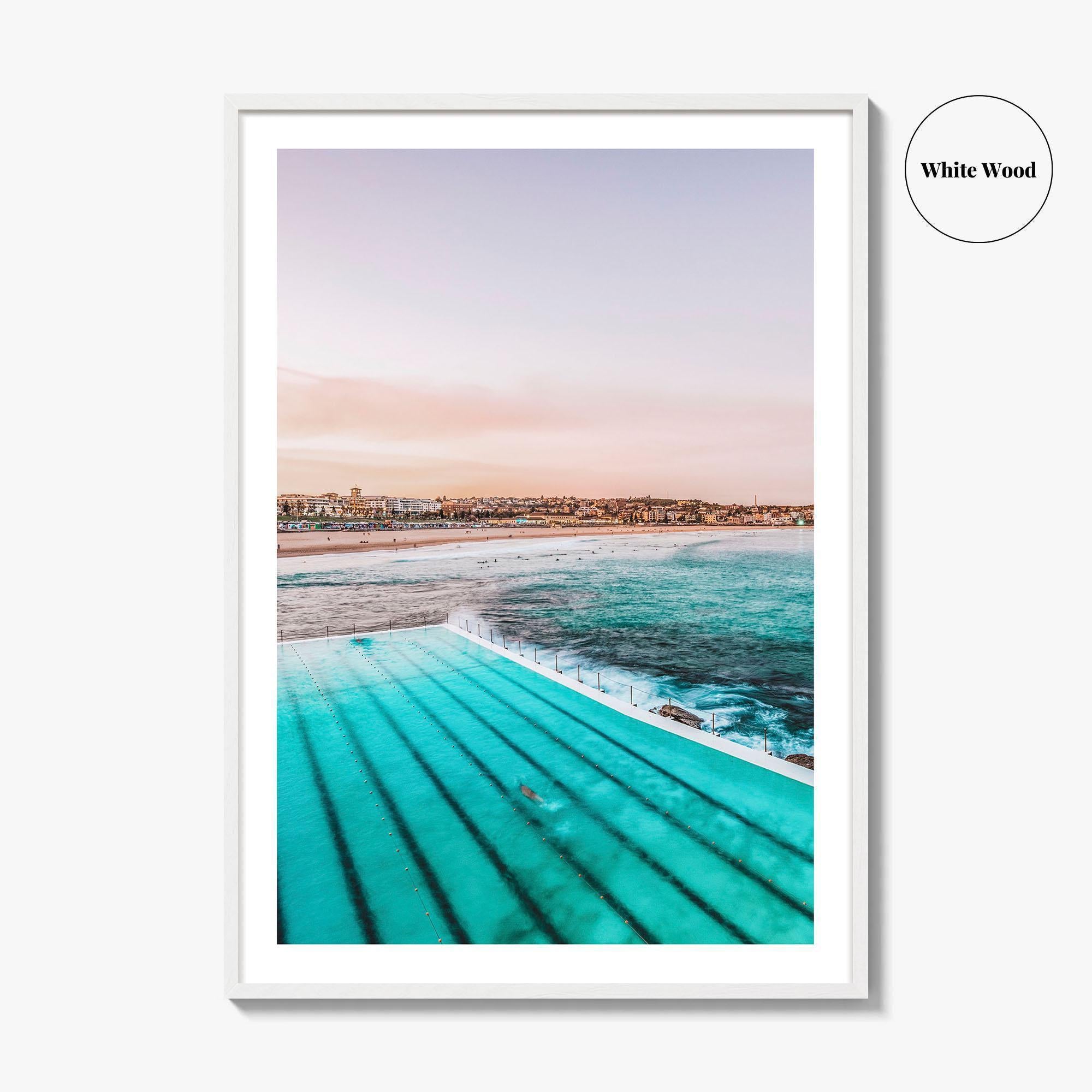 Bondi Beach Fine Art Photo Print, Sydney, Bondi Icebergs Pool, NSW Australia Poster