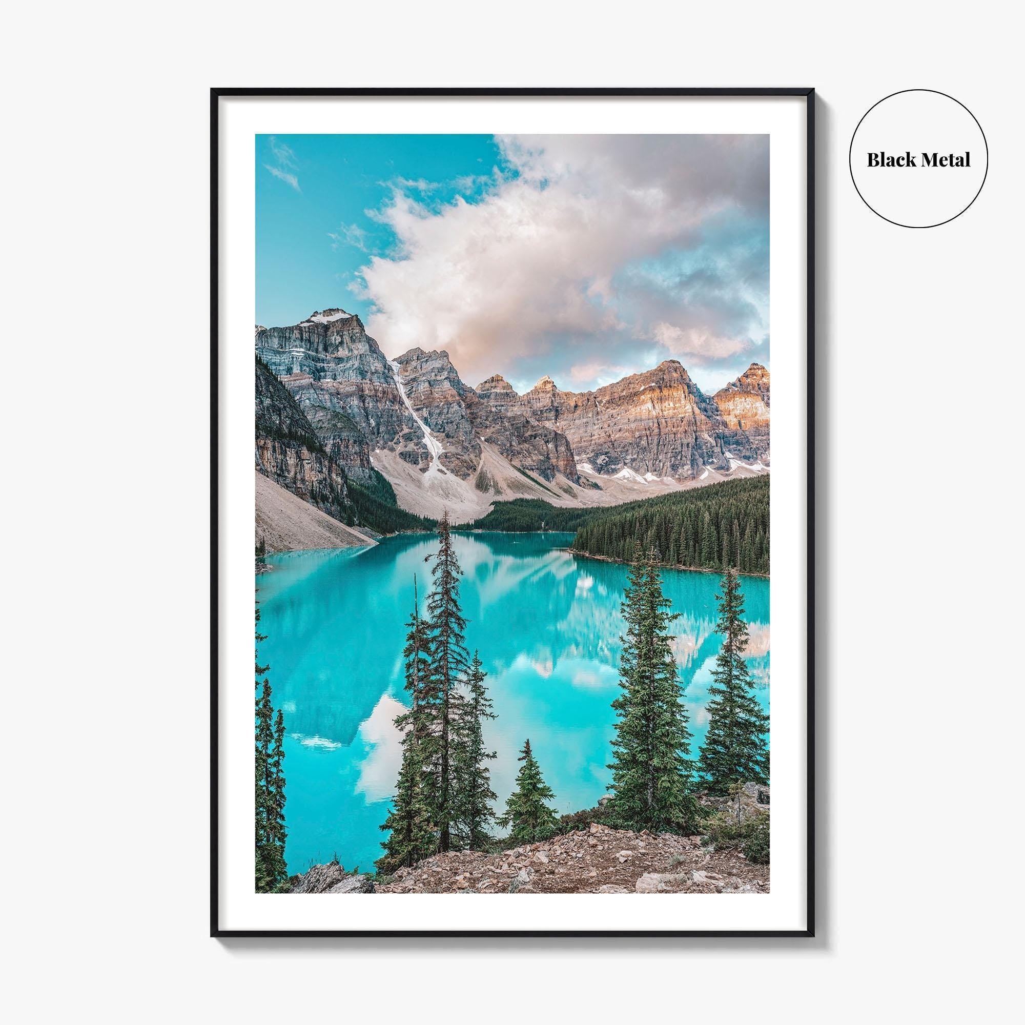 Moraine Lake Fine Art Photo Print, Banff, Banff National Park, Alberta Canada, Landscape Poster