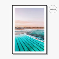 Bondi Beach Fine Art Photo Print, Sydney, Bondi Icebergs Pool, NSW Australia Poster
