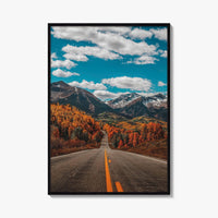 Telluride Colorado Fine Art Photo Print, San Juan Mountains, Scenic Byway Poster, Autumn