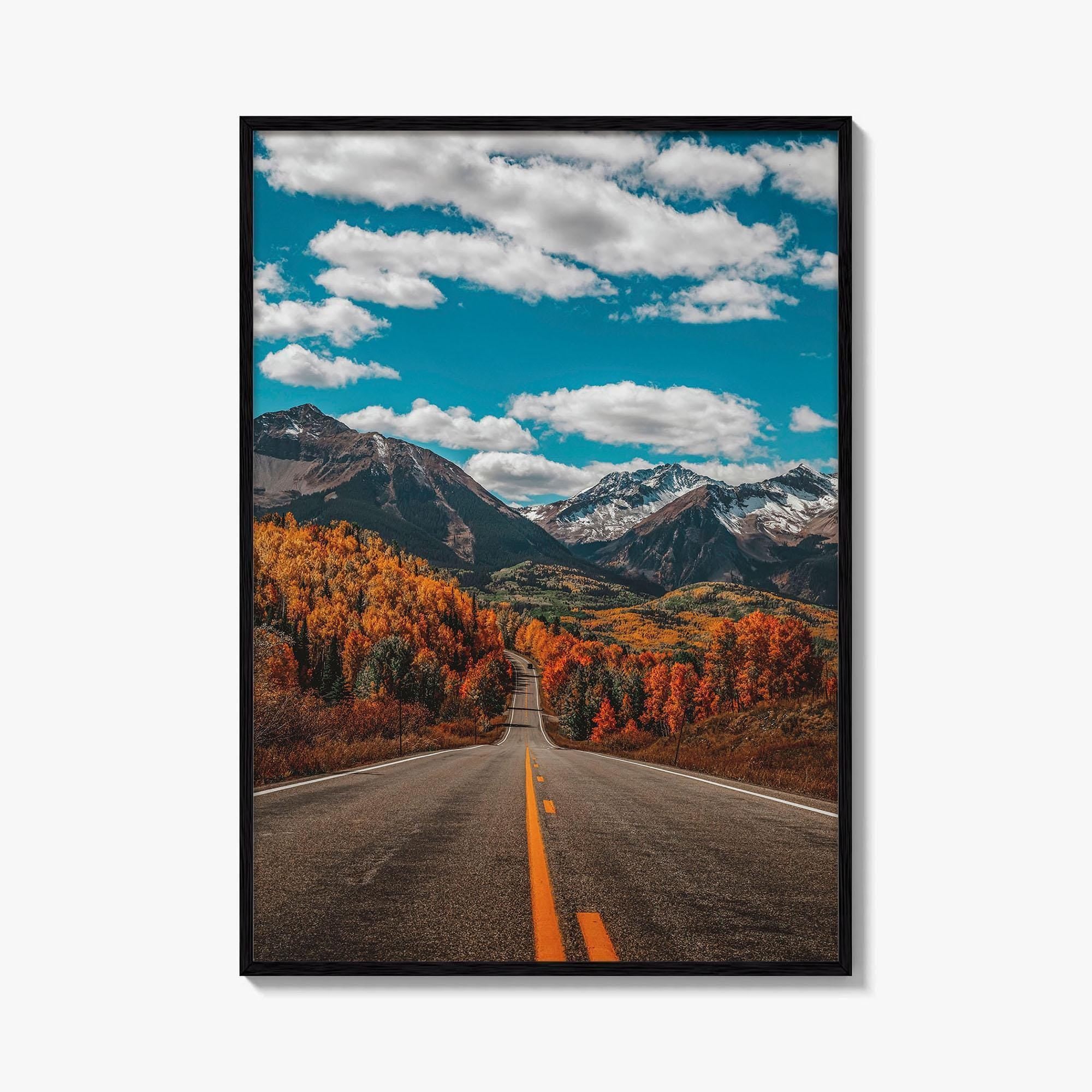 Telluride Colorado Fine Art Photo Print, San Juan Mountains, Scenic Byway Poster, Autumn