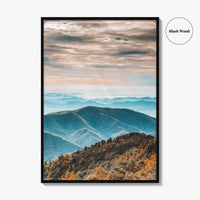 Blue Ridge Mountains Fine Art Photo Print, North Carolina Poster