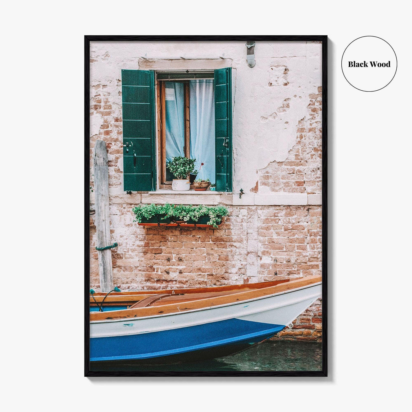 Venice Fine Art Photo Print, Italy, Venezia, Canal, Boat, Wall Decor, Poster