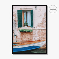 Venice Fine Art Photo Print, Italy, Venezia, Canal, Boat, Wall Decor, Poster