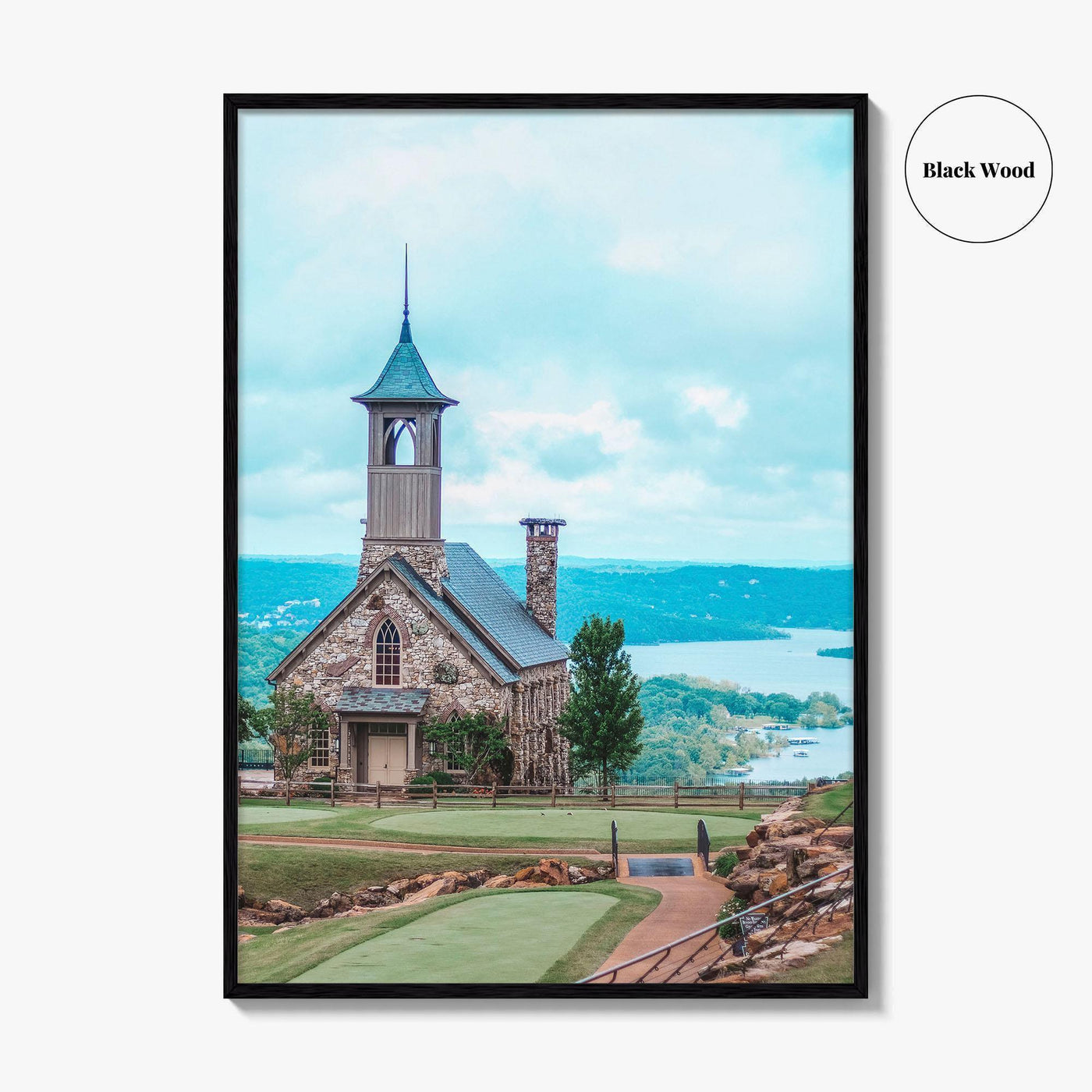 Branson Fine Art Photo Print, Top of the Rock Church, Missouri Ozarks Poster