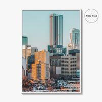 Edmonton Skyline Fine Art Photo Print, Alberta Canada Wall Poster