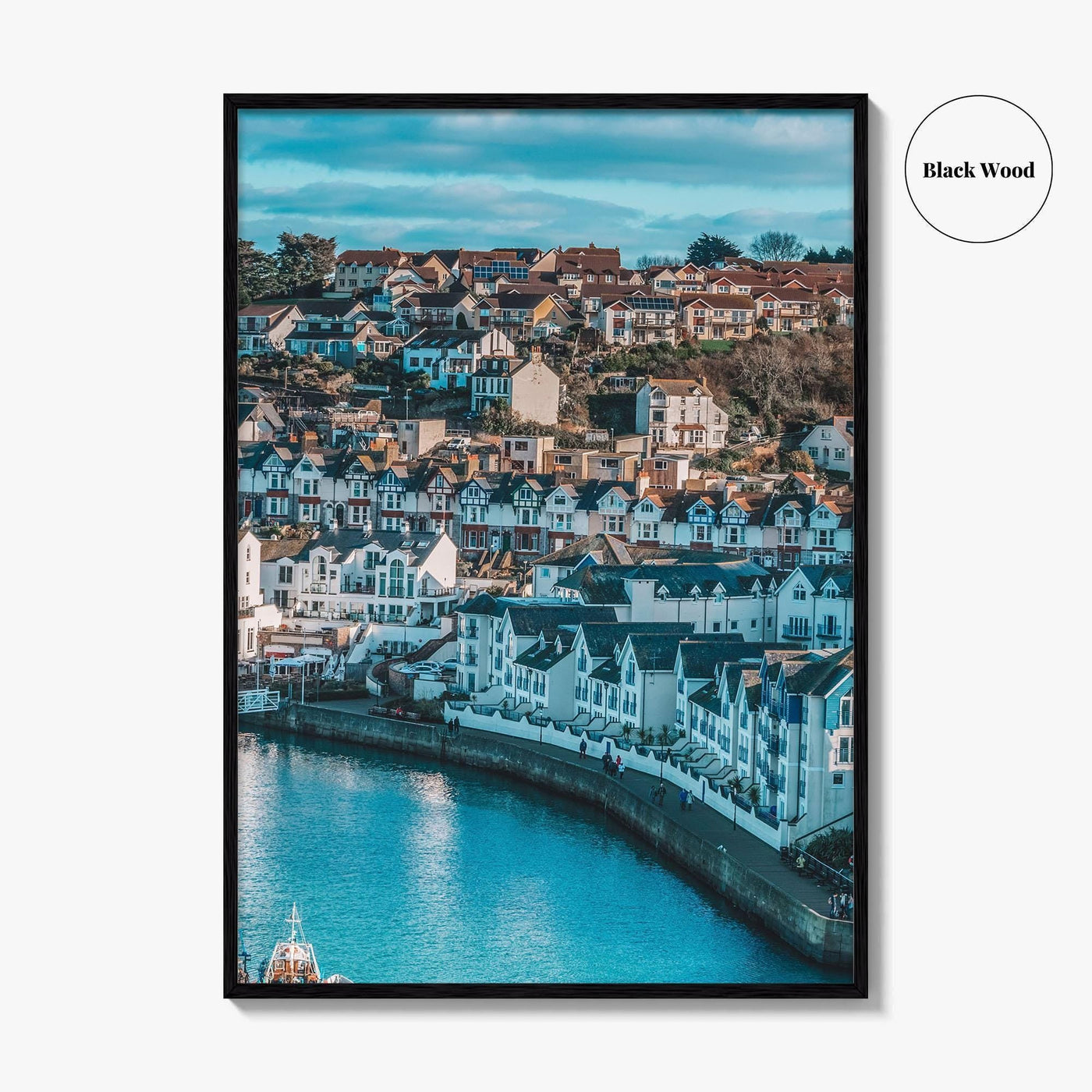 Torquay Fine Art Photo Print, Devon England Poster, English Riviera Harbour Decor