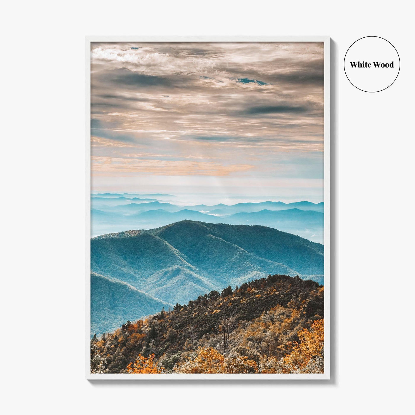 Blue Ridge Mountains Fine Art Photo Print, North Carolina Poster