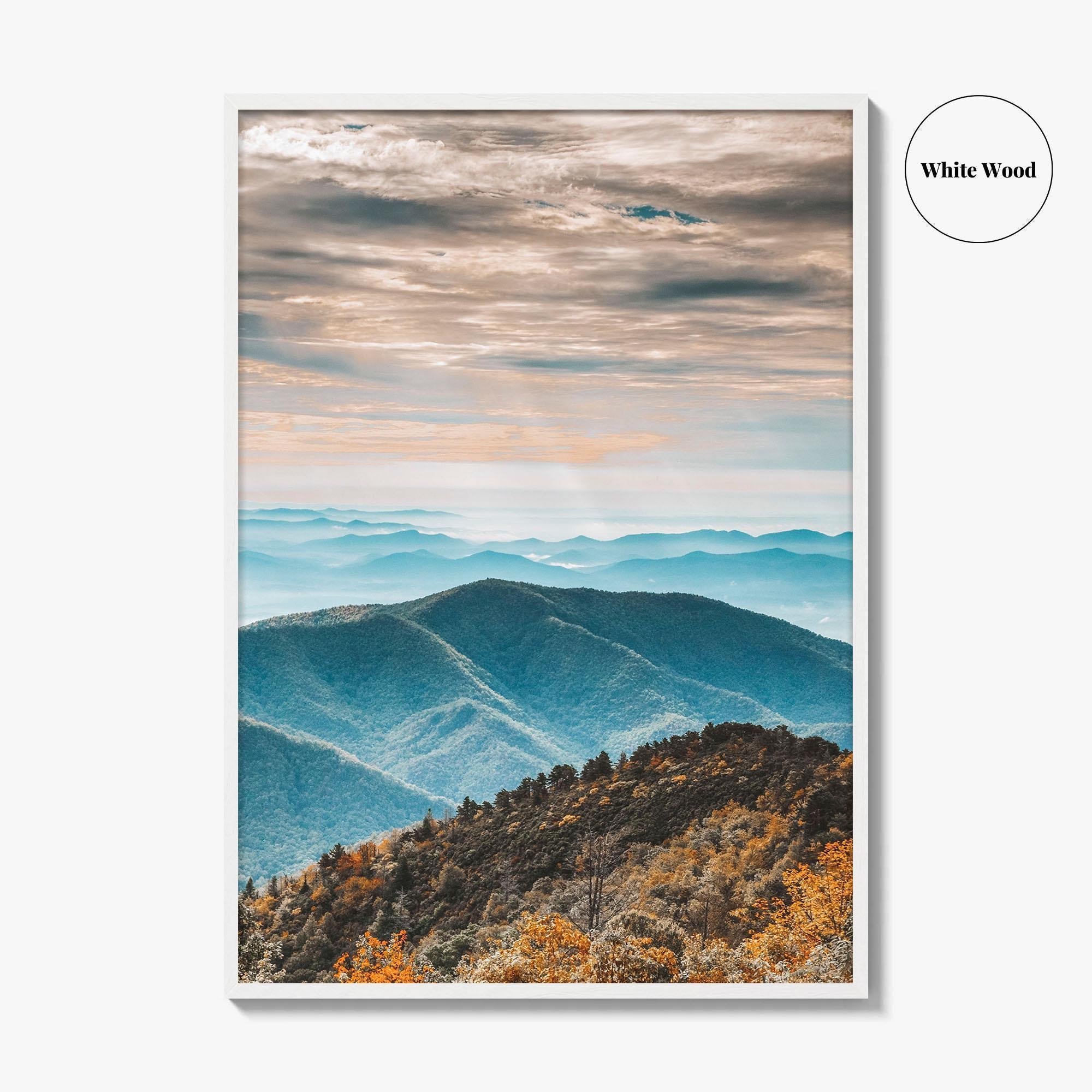 Blue Ridge Mountains Fine Art Photo Print, North Carolina Poster