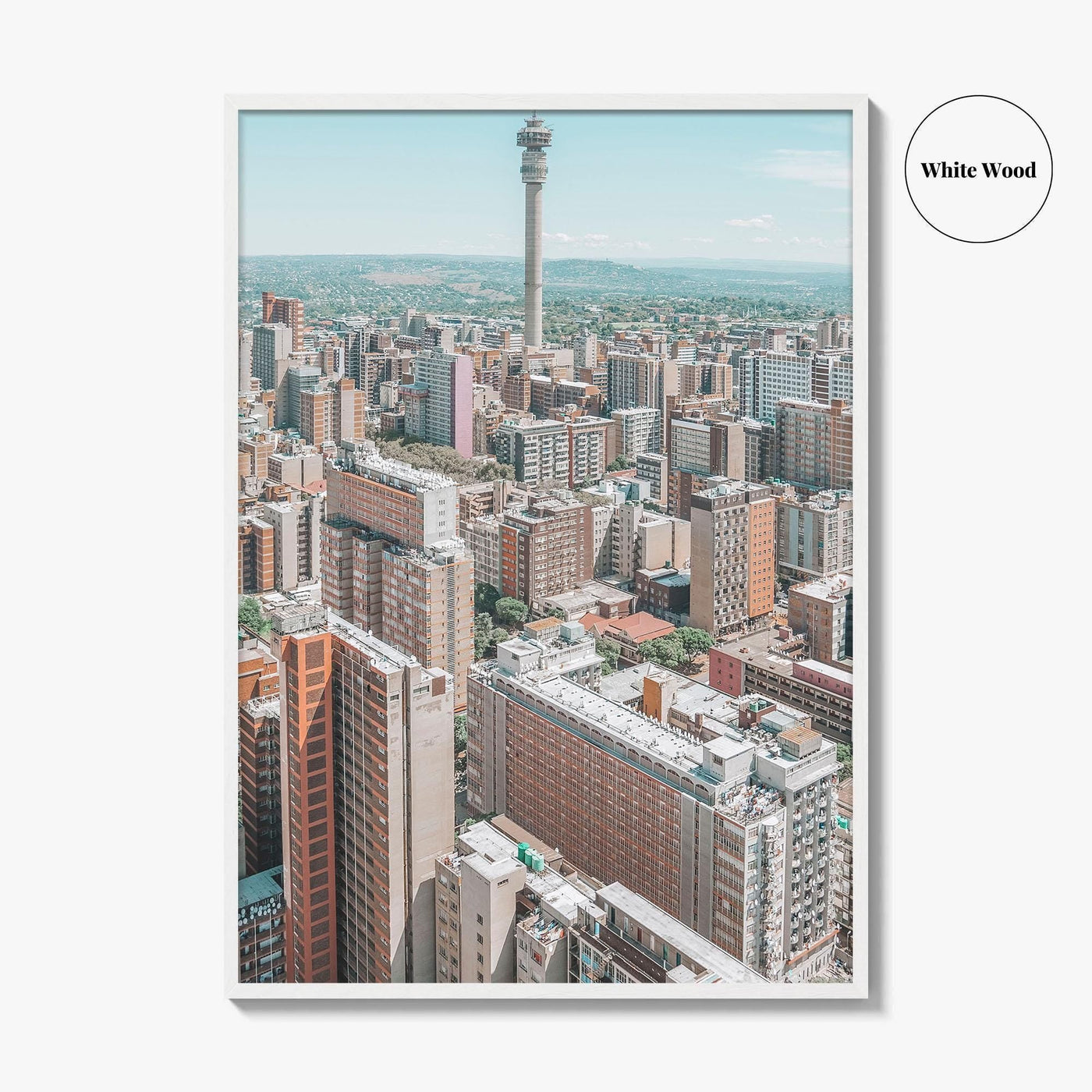 Johannesburg Skyline Fine Art Photo Print, South Africa, Joburg Poster, Gauteng City